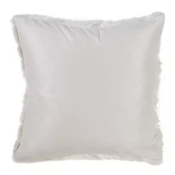 Pillows>Kirklands Home Faux Fur Polyester Pillow Ivory
