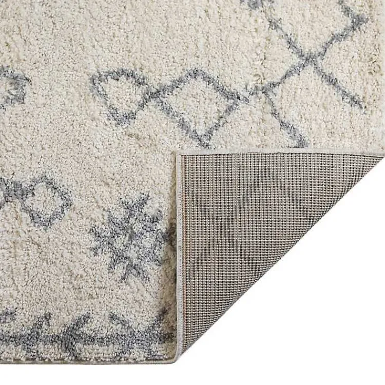 Kirklands Home Geometric Area Rug, 5x8 Ivory Sale