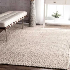 Kirklands Home Halsey Area Rug, 8x10 Ivory Hot
