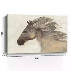 Kirklands Home Ivory Into the Wind Canvas Art Print, 60x40 in. Hot