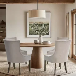 Kirklands Home Madison Park Ultra Dining Chairs, Set of 2 Ivory Clearance