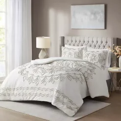Kirklands Home Medallion Full/Queen 3-pc. Comforter Set Ivory New