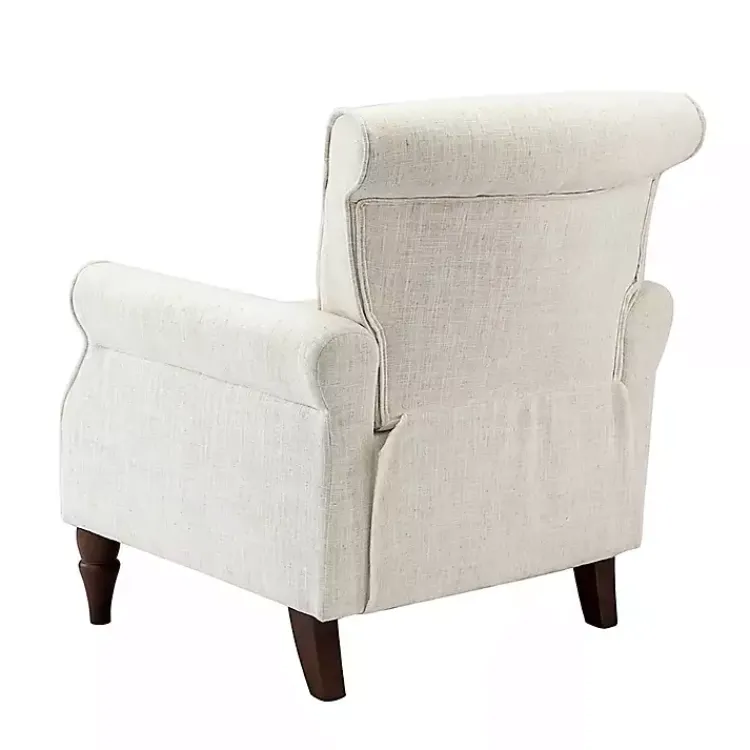 Kirklands Home Miriam Nailhead Trim Armchair Ivory Discount