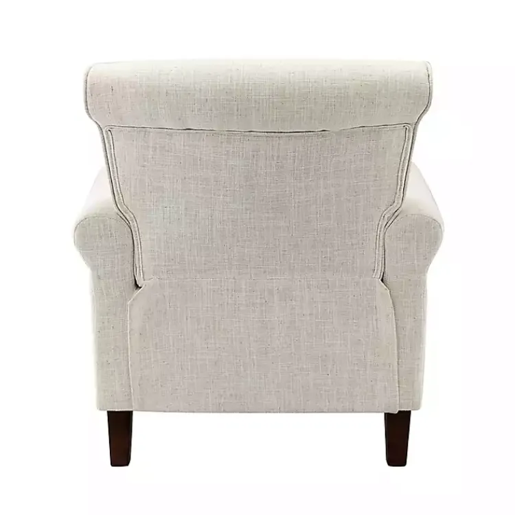 Kirklands Home Miriam Nailhead Trim Armchair Ivory Discount