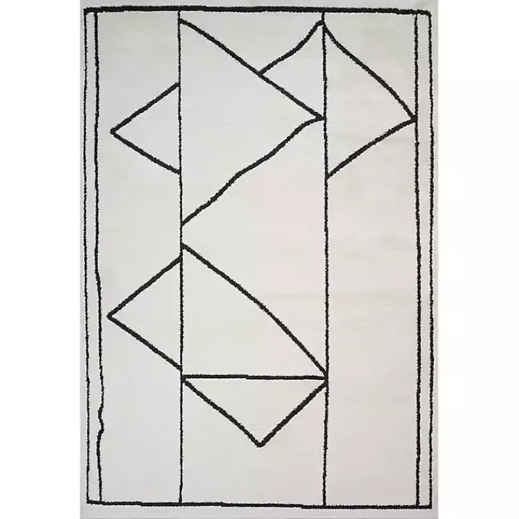 Kirklands Home Ivory Moroccan Accent Rug, 2x3 Clearance
