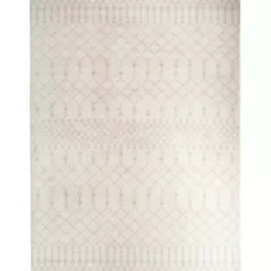 Kirklands Home Moroccan Washable Area Rug, 5x7 Ivory Discount