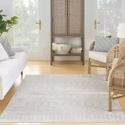 Kirklands Home Moroccan Washable Area Rug, 6x9 Ivory Best