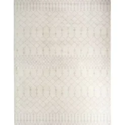 Kirklands Home Moroccan Washable Area Rug, 9x12 Ivory Best