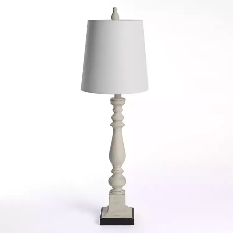 Kirklands Home Ivory Prussia Buffet Lamp White
