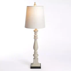 Kirklands Home Ivory Prussia Buffet Lamp White