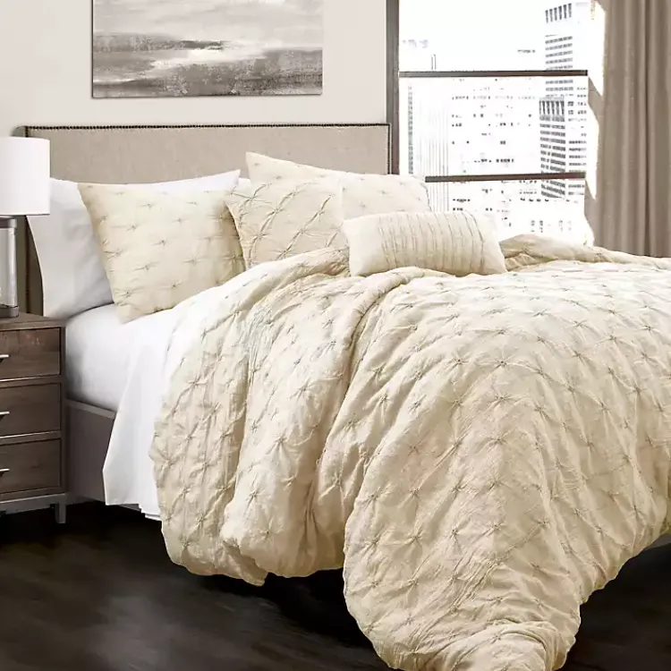 Kirklands Home Ravello 5-pc. King Comforter Set Ivory