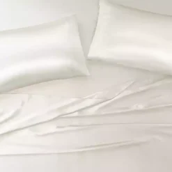 Kirklands Home Satin 6-pc. California King Sheet Set Ivory Hot