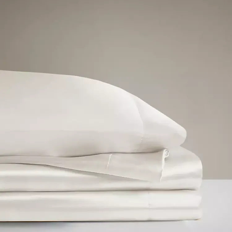 Kirklands Home Satin 6-pc. California King Sheet Set Ivory Hot