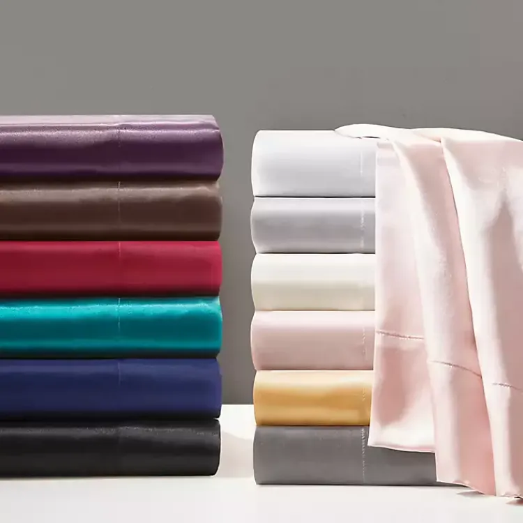 Kirklands Home Satin 6-pc. California King Sheet Set Ivory Hot