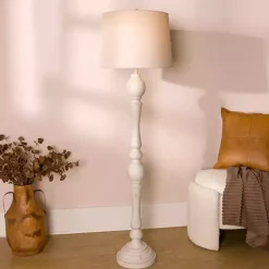 Kirklands Home Savannah Floor Lamp Ivory Best