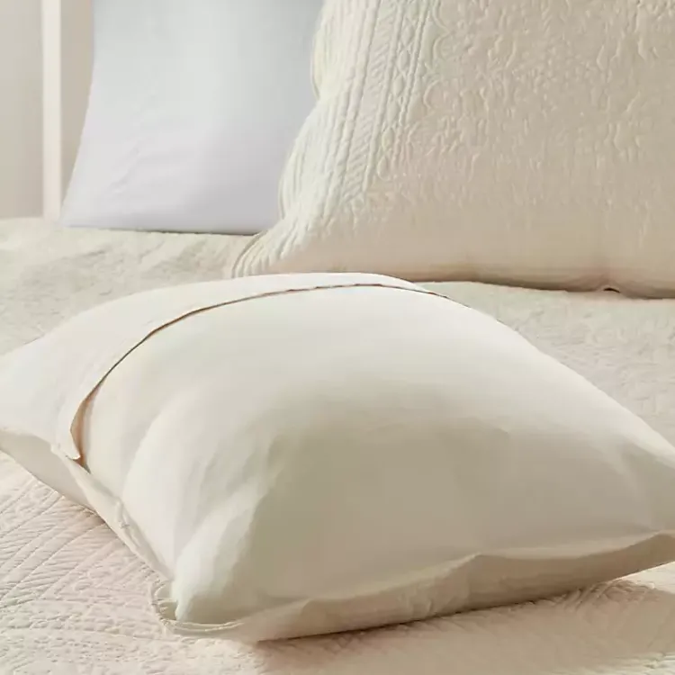 Kirklands Home Scalloped Monica 3-pc. Queen Coverlet Set Ivory Best