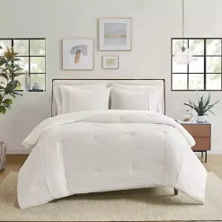 Kirklands Home Seersucker 3-pc. Full/Queen Comforter Set Ivory Hot