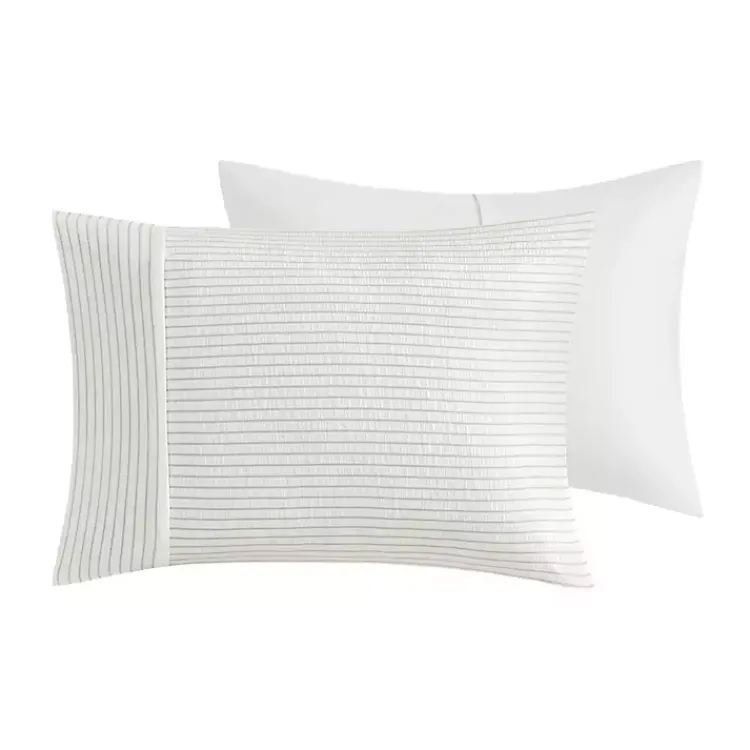 Kirklands Home Seersucker 3-pc. Full/Queen Comforter Set Ivory Hot