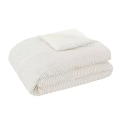 Kirklands Home Seersucker 3-pc. Full/Queen Comforter Set Ivory Hot