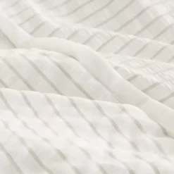 Kirklands Home Seersucker 3-pc. Full/Queen Comforter Set Ivory Hot