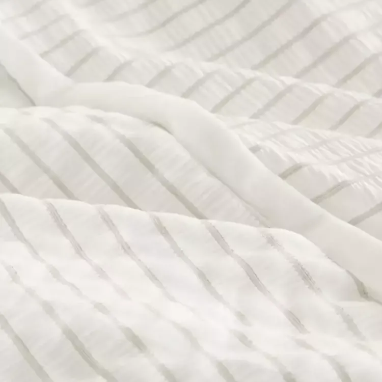 Kirklands Home Seersucker 3-pc. Full/Queen Comforter Set Ivory Hot