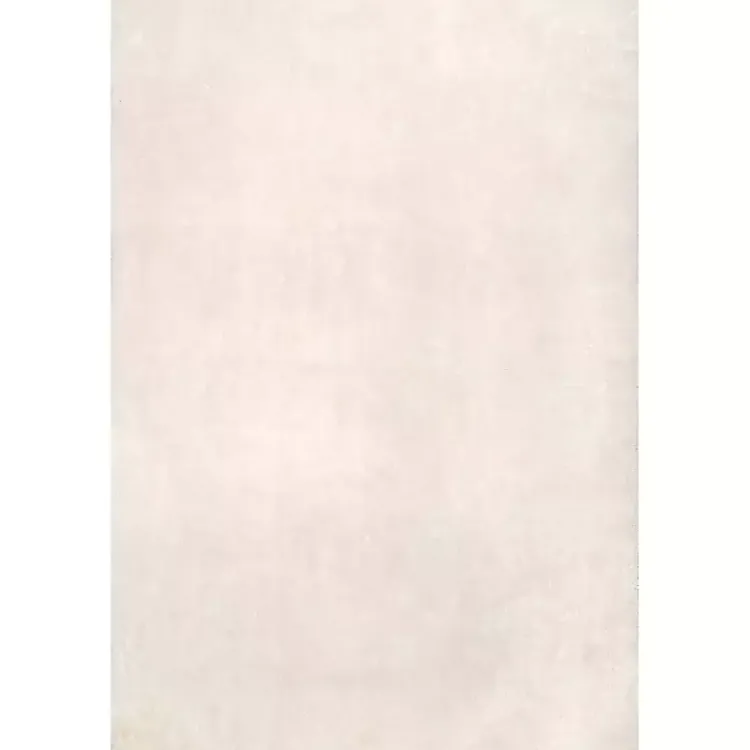 Kirklands Home Shag Washable Area Rug, 8x10 Ivory Sale