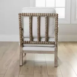 Kirklands Home Spencer Spindle Armchair Ivory Clearance