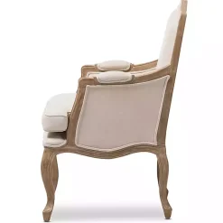 Kirklands Home Streaked Antique Accent Chair Ivory Online