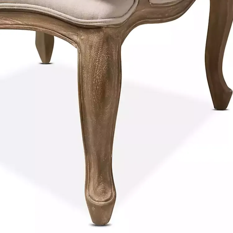 Kirklands Home Streaked Antique Accent Chair Ivory Online