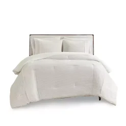Kirklands Home Striped Oversized King 3-pc. Comforter Set Ivory Sale