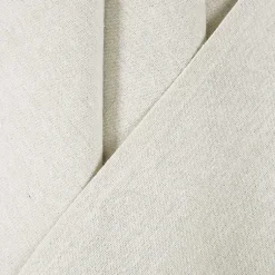 Kirklands Home Top Knotted Burlap Curtain Panel Set, 84 in. Ivory Outlet