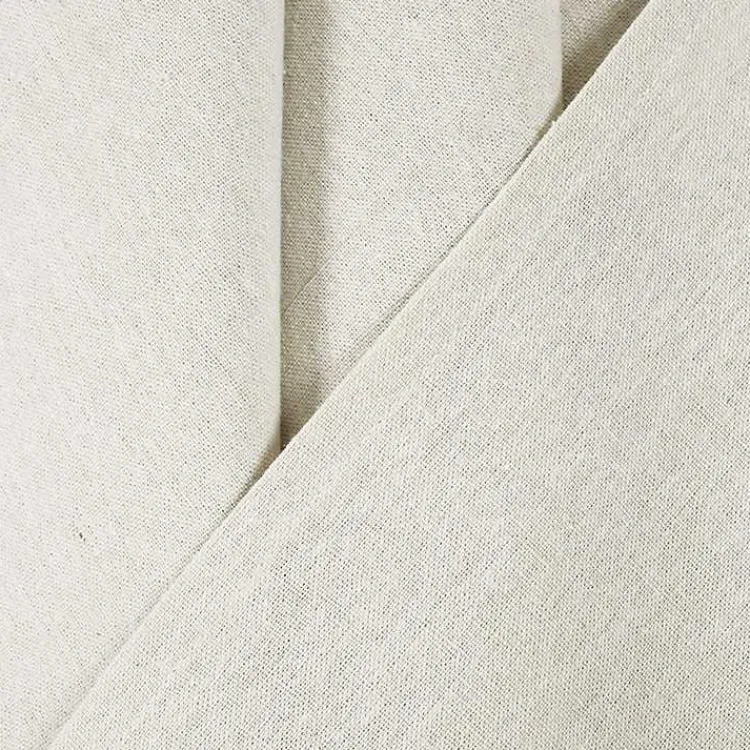 Kirklands Home Top Knotted Burlap Curtain Panel Set, 84 in. Ivory Outlet
