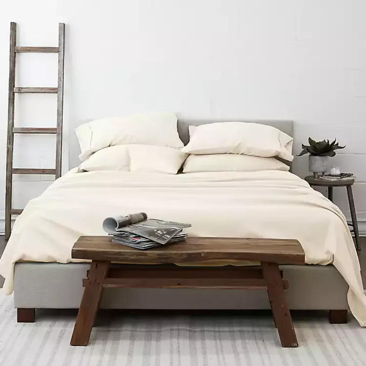 Kirklands Home Ultra Soft 6-pc. California King Sheet Set Ivory Outlet