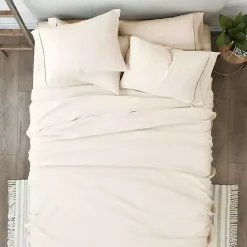 Kirklands Home Ultra Soft 6-pc. Full Sheet Set Ivory New