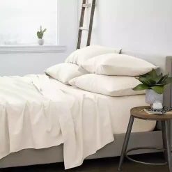 Kirklands Home Ultra Soft 6-pc. Queen Sheet Set Ivory Clearance