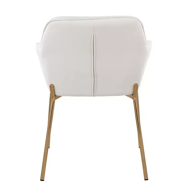 Kirklands Home Upholstered Daniella Dining Chairs, Set of 2 Ivory Best