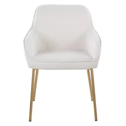 Kirklands Home Upholstered Daniella Dining Chairs, Set of 2 Ivory Best