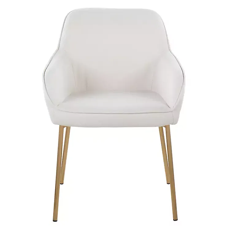 Kirklands Home Upholstered Daniella Dining Chairs, Set of 2 Ivory Best