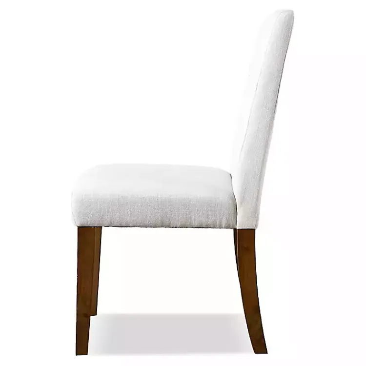 Kirklands Home Upholstered Katie Dining Chairs, Set of 2 Ivory Outlet