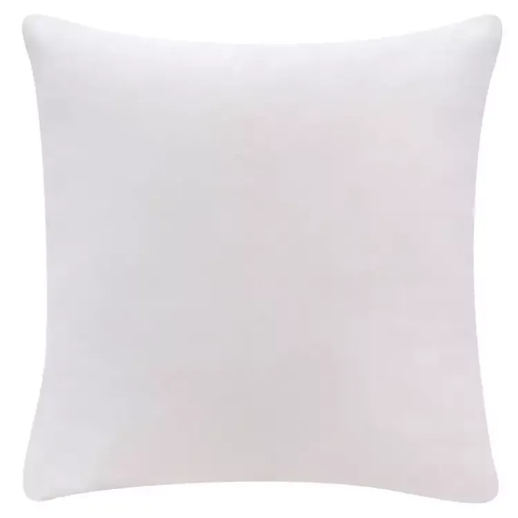 Pillows>Kirklands Home Velvet Handmade Throw Pillow Ivory