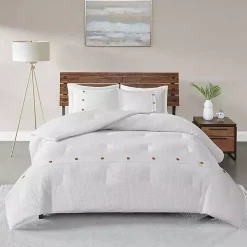 Kirklands Home Waffle Weave 3-pc. Full/Queen Comforter Set Ivory Hot