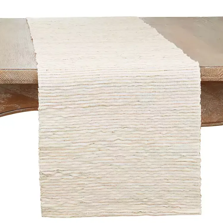 Kirklands Home Water Hyacinth Table Runner Ivory Online
