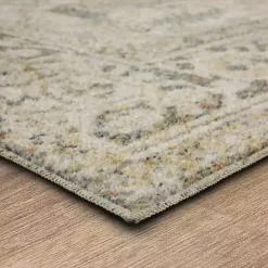 Kirklands Home Wilcox Medallion Area Rug, 6x9 Ivory Clearance