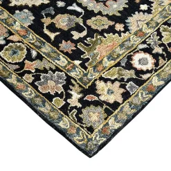 Kirklands Home Jackson Black Hand-Tufted Area Rug, 5x7 Sale
