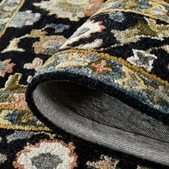 Kirklands Home Jackson Black Hand-Tufted Area Rug, 5x7 Sale