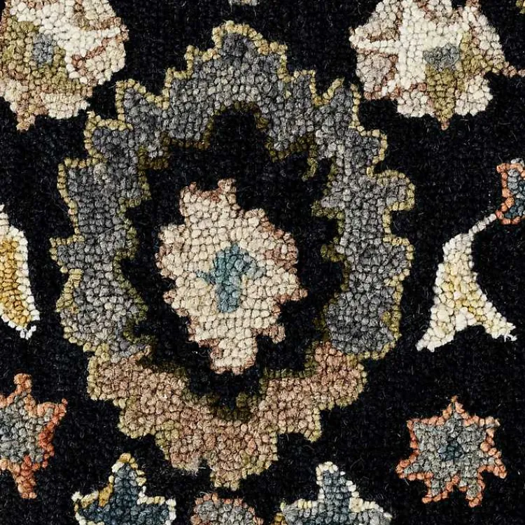 Kirklands Home Jackson Black Hand-Tufted Area Rug, 5x7 Sale