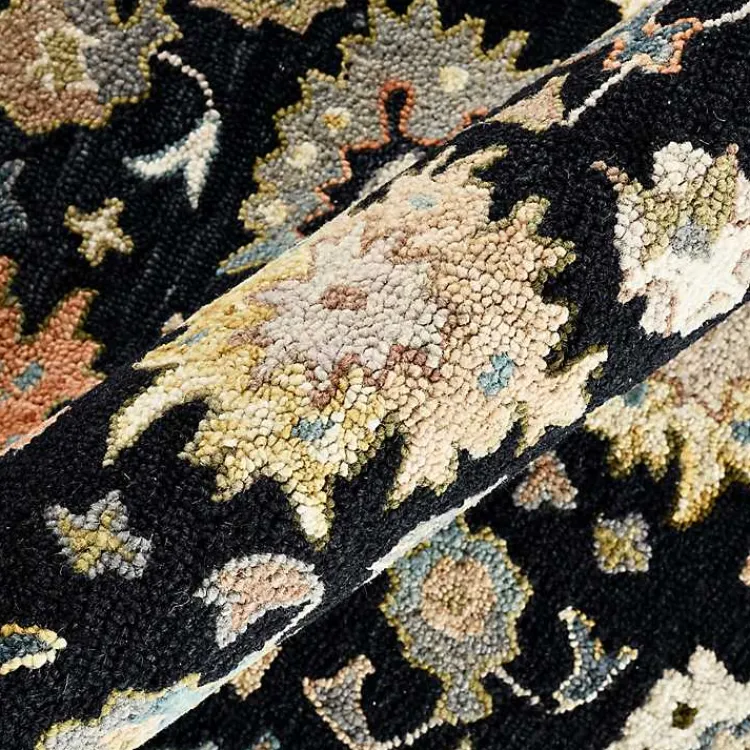 Kirklands Home Jackson Black Hand-Tufted Area Rug, 5x7 Sale