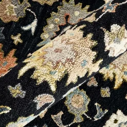 Kirklands Home Jackson Black Hand-Tufted Area Rug, 8x10 New