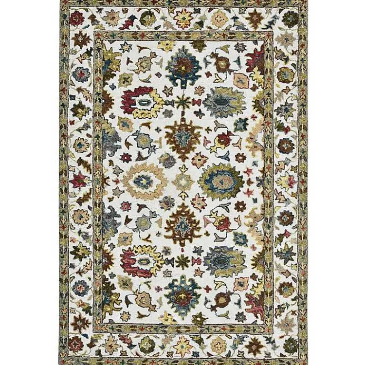 Kirklands Home Jackson Ivory Hand-Tufted Area Rug, 8x10 Discount