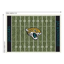 Kirklands Home Jacksonville Jaguars Home Field Area Rug, 6x8 Outlet